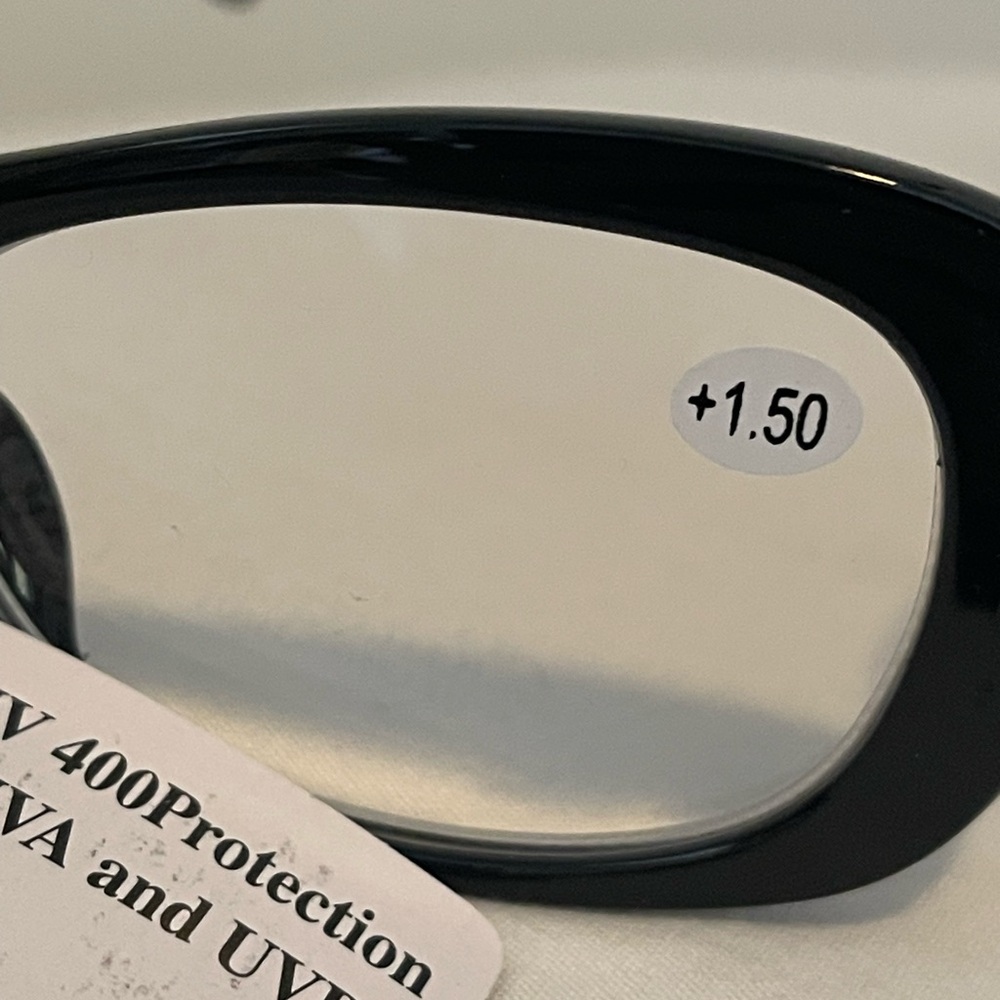 Imitation Prada Black Baroque +2.00 Reading Glasses - Picture 6 of 6